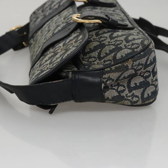 DIOR Trotter Canvas Shoulder Bag Navy - Picture 5 of 14